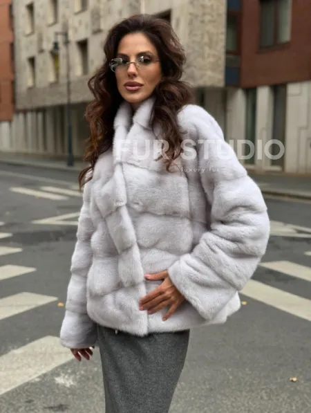 Шуба норковая - короткий жакет - фото 0