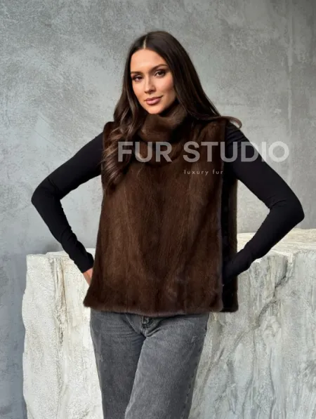 Манишка для женщин - норковая - фото 5