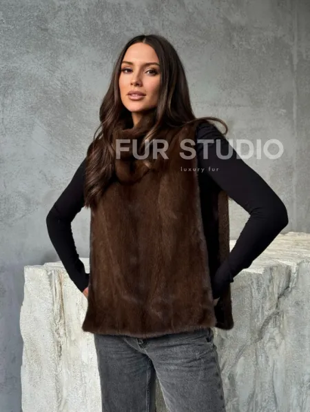 Манишка для женщин - норковая - фото 6