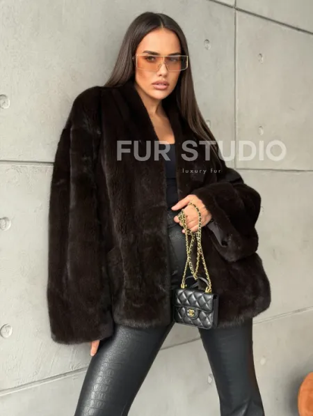 Полушубок норковый SAGA FURS - Winter 2026 - фото 0