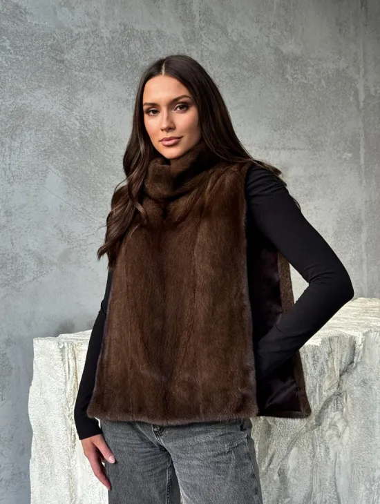 Манишка для женщин - норковая - фото 7