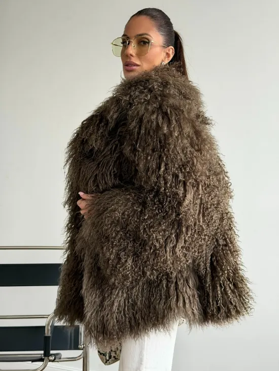 Шуба из лама - фото 6