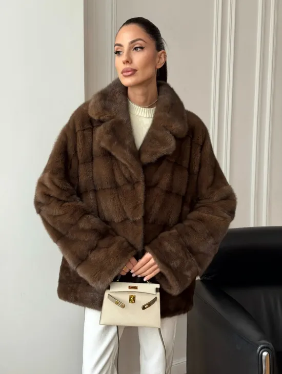 Норковый полушубок - фото 6