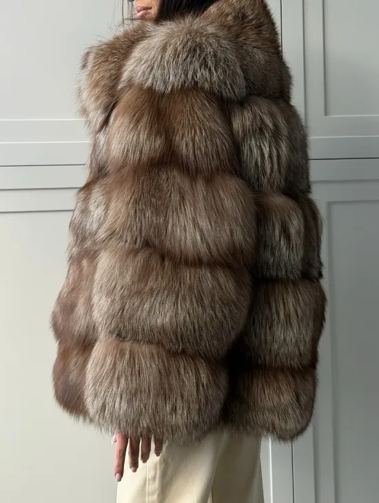 Полушубок из финской лисы - фото 3